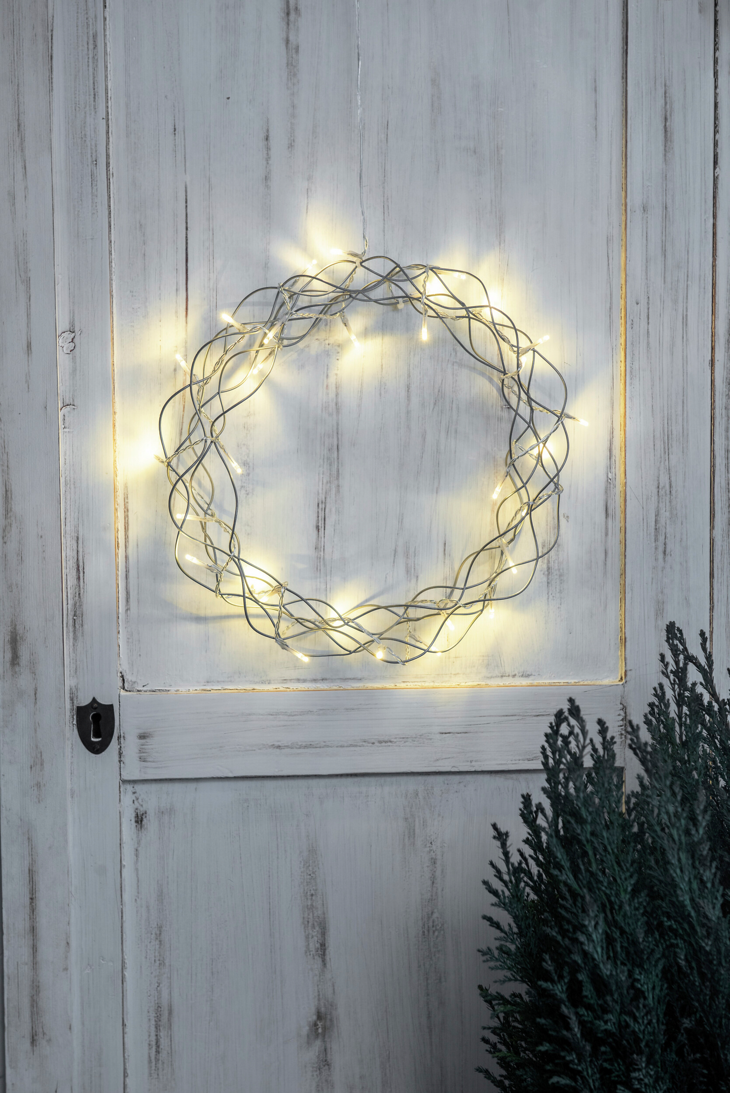 Kranssi Airam Merlin 30cm hopea led IP20