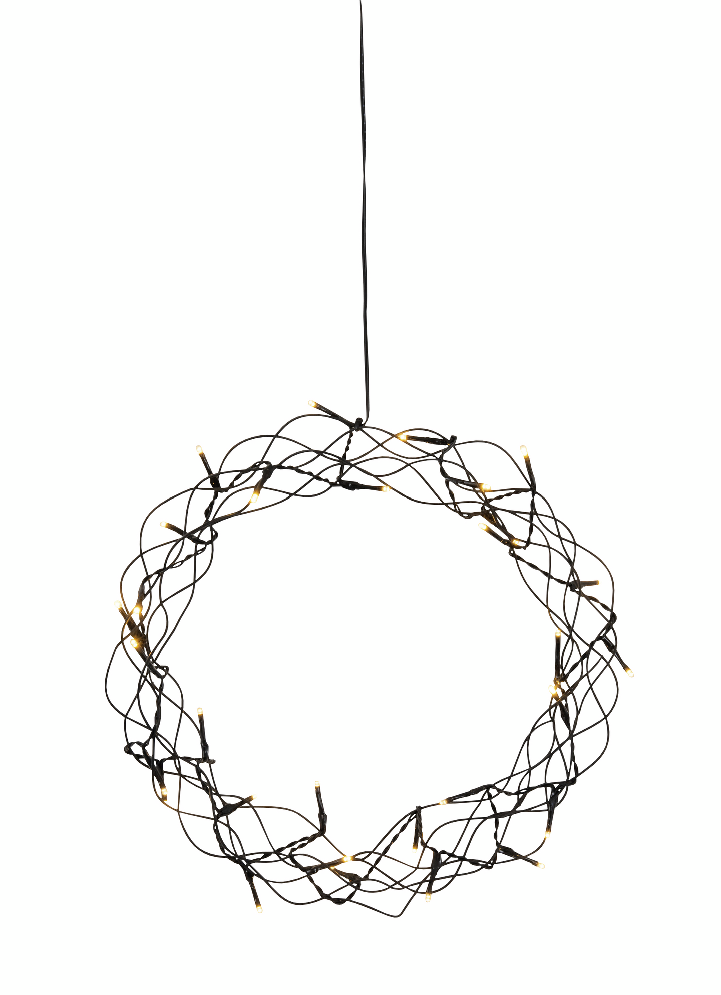 Kranssi Airam Merlin 30cm musta led IP20