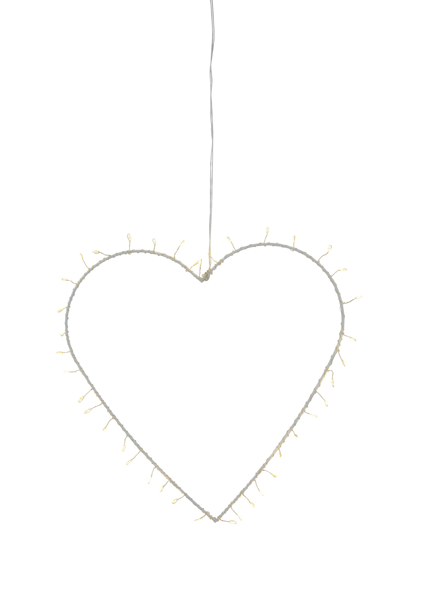 Valokoriste Airam sydän Elisa 40 lediä 35cm IP20