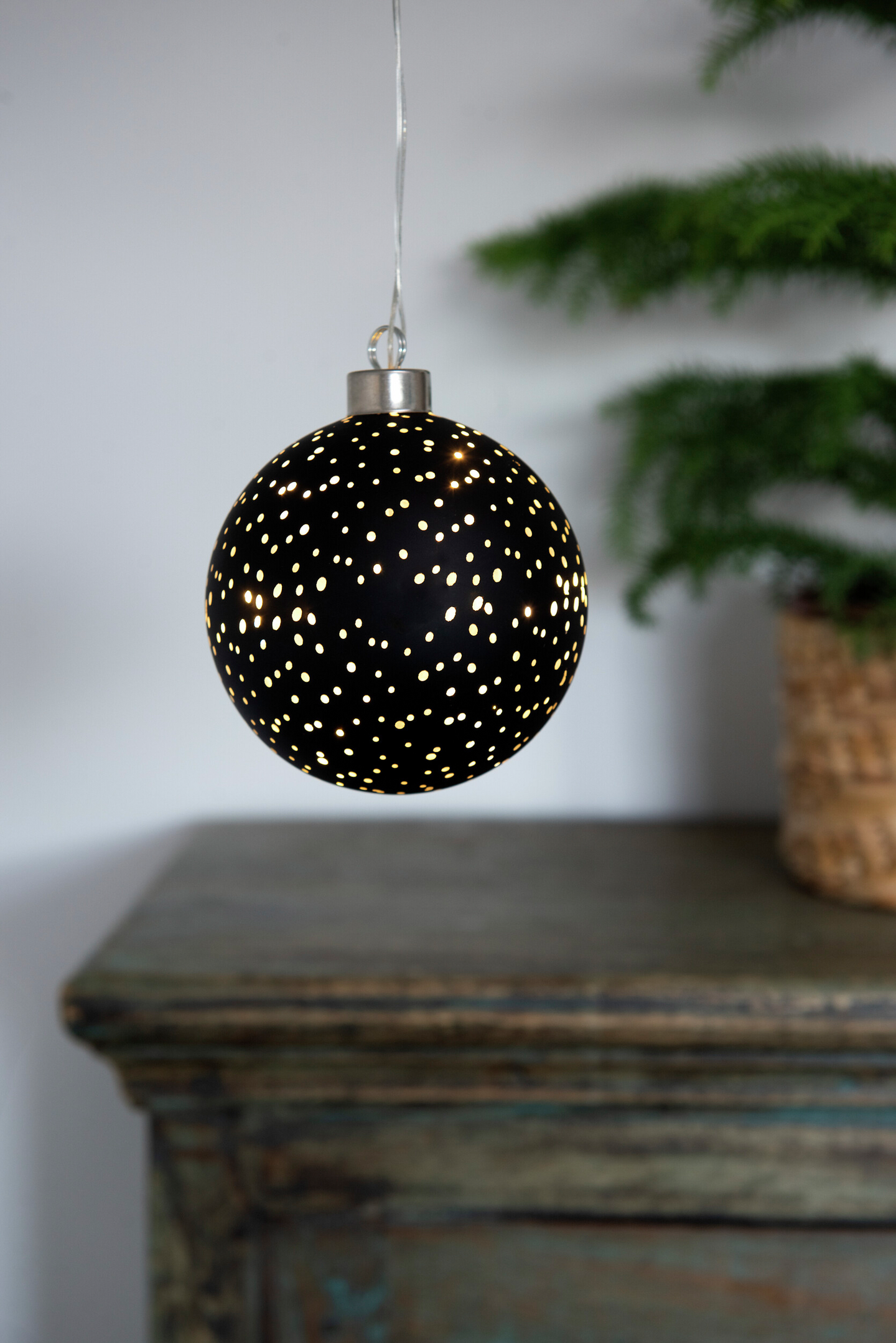 Lasipallo Airam Tiffany 10 lediä 10cm