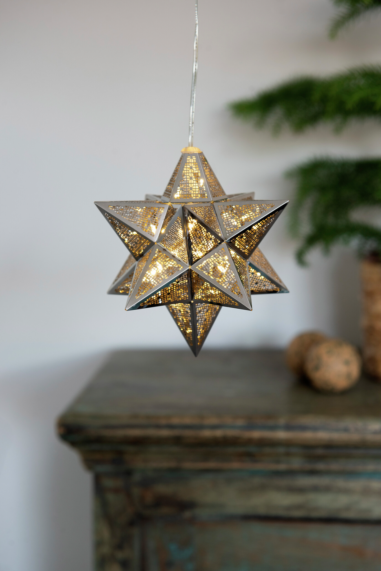 Valotähti Airam Laura led hopea 15cm IP20