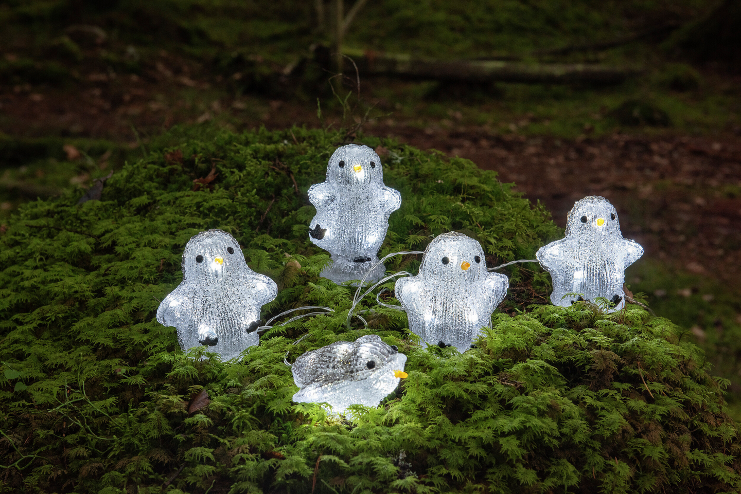 Koristehahmo Airam pingviinit Inga 12cm 5kpl