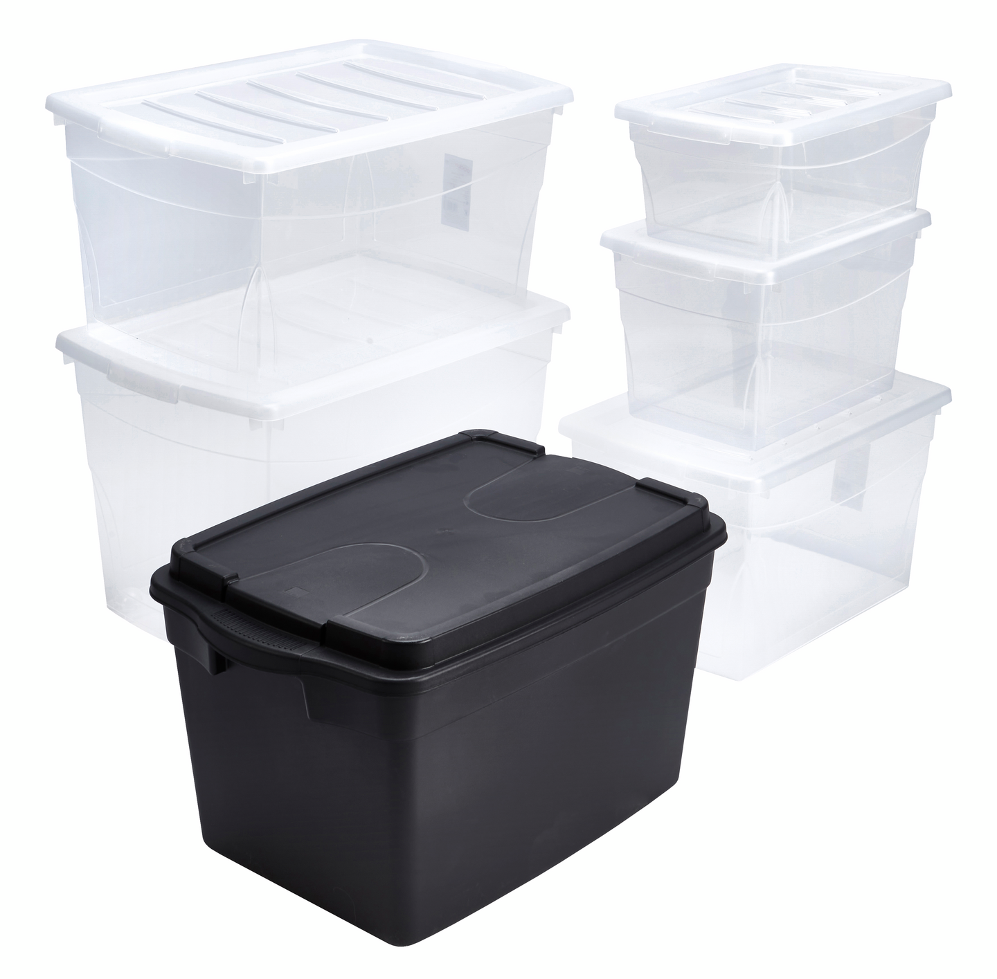 Säilytyslaatikko Goodiy XL 60l 58,5x39x36,5cm pyörillä