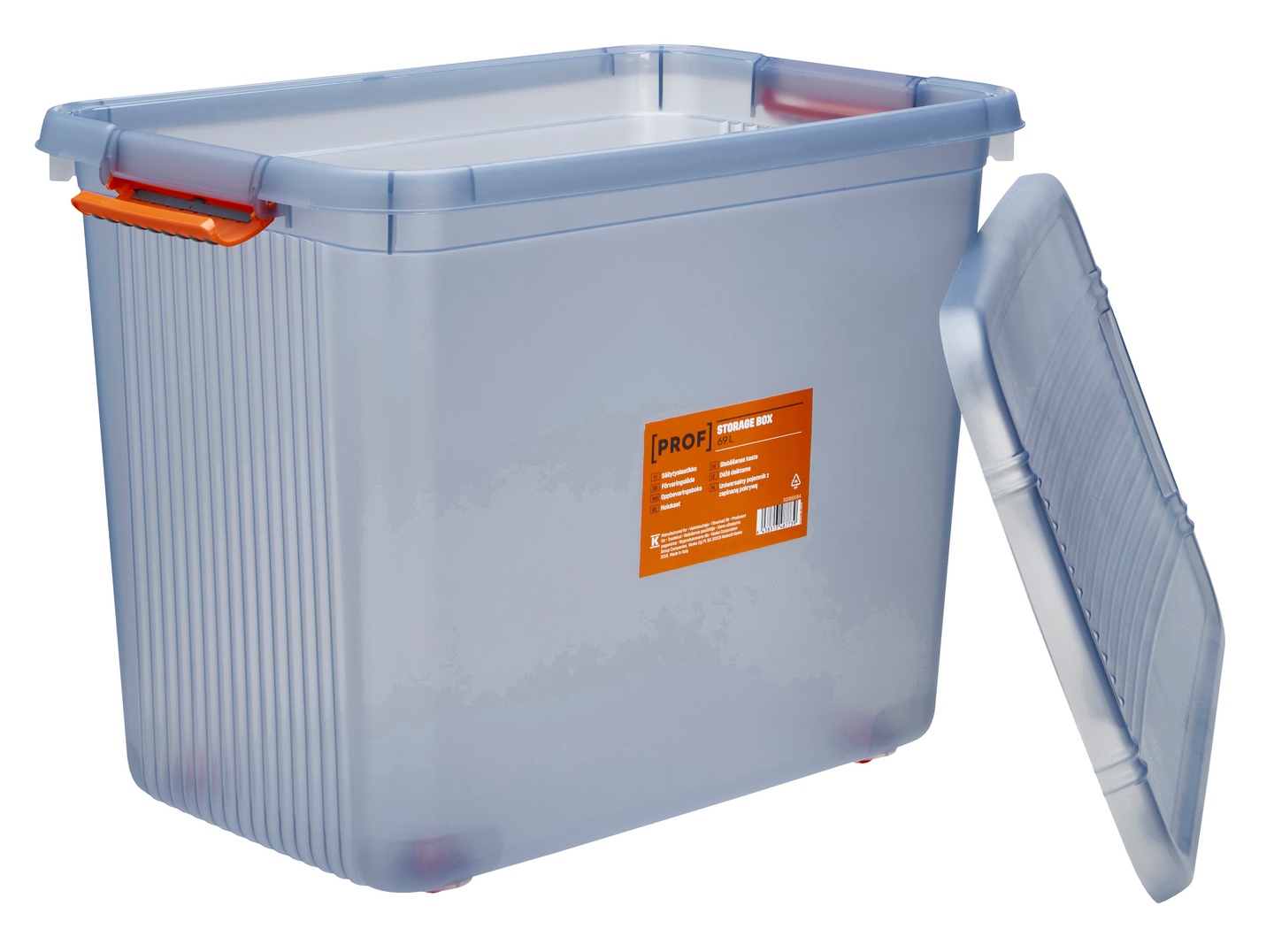 Säilytyslaatikko PROF XL 69l 59x36x45cm pyörillä