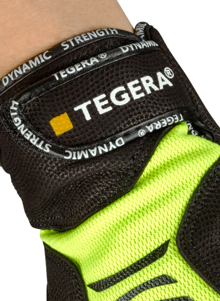 Käsineet TEGERA 7776 iskua vaimentavat nahkaa Cut D