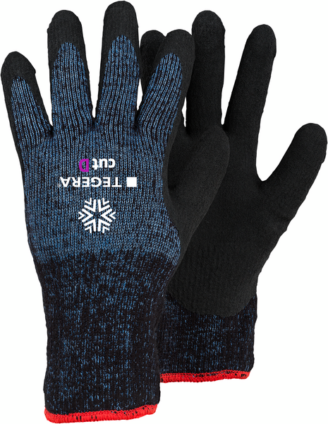 Viiltosuojakäsineet TEGERA 8831R talvi lateksi Cut D