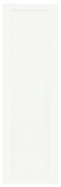 Aitajärjestelmän pleksielemetti Tammiston Puu 55x180cm maalattu valkoinen