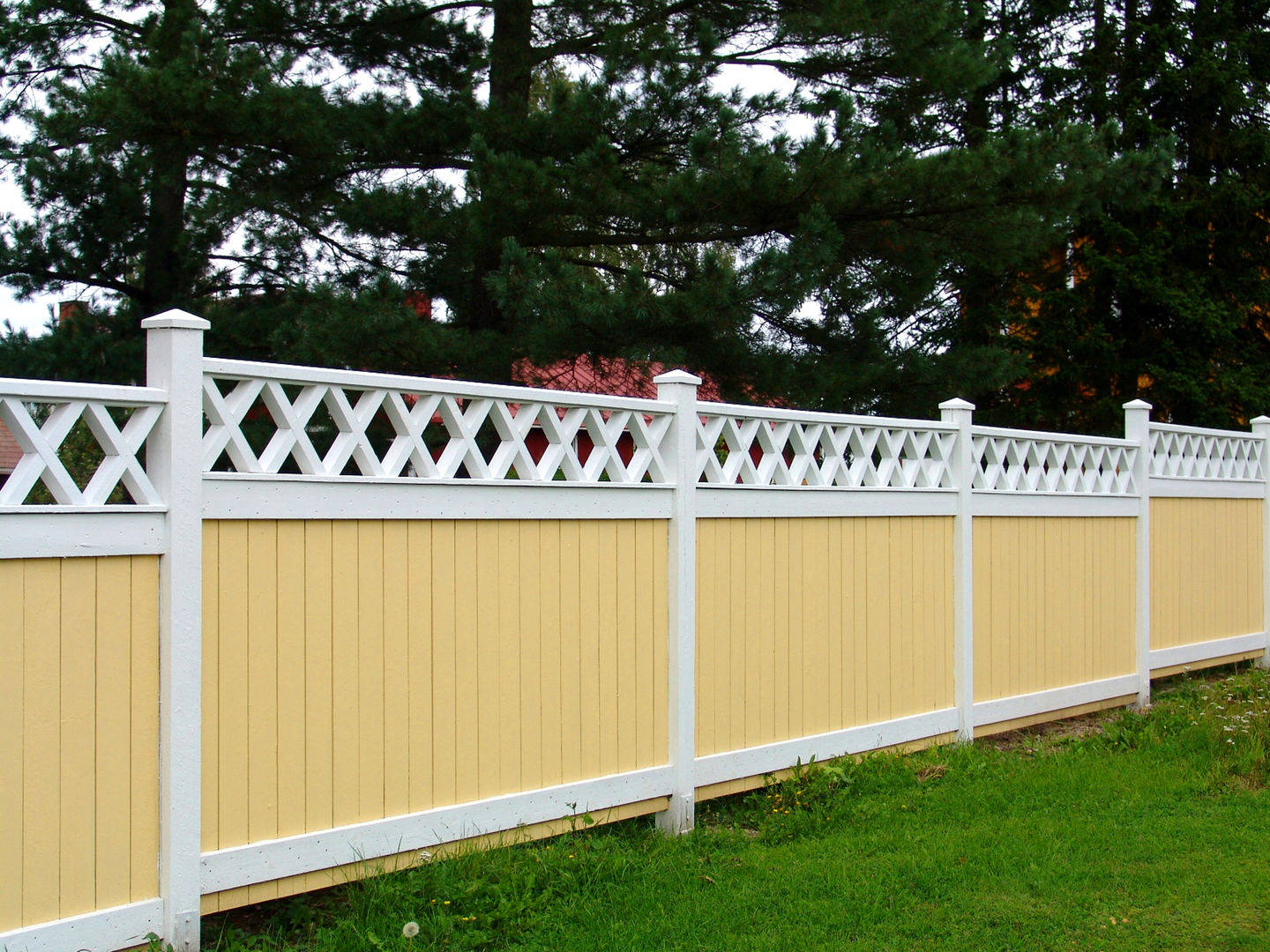 Tukeva-aita aitaelementti Tammiston Puu kestopuu vihreä