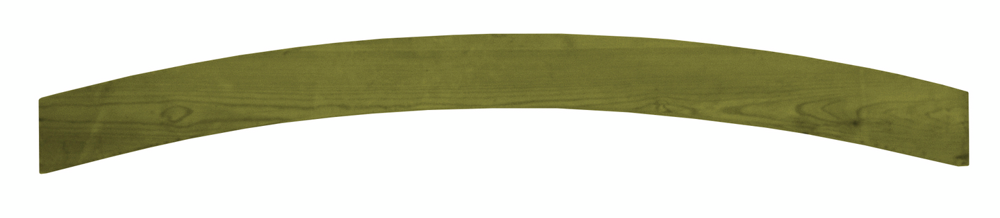 Kaareva orsi Tammiston Puu 1100x43x90mm kestopuu vihreä