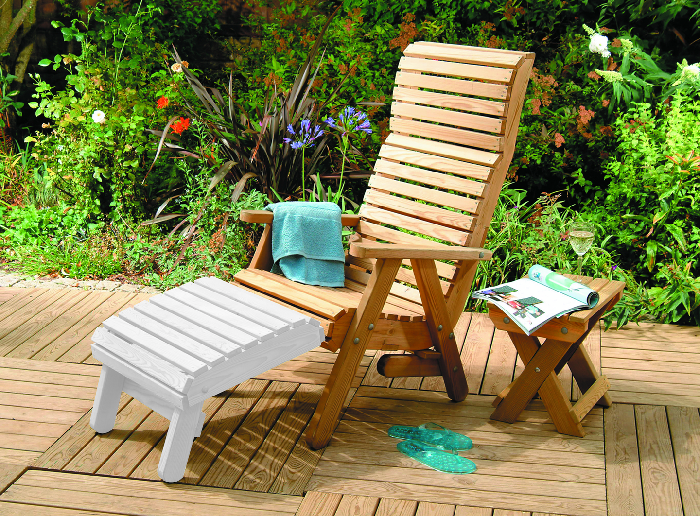 Tuoli Tammiston Puu Elli korkea jatkojaloilla vihreä kestopuu