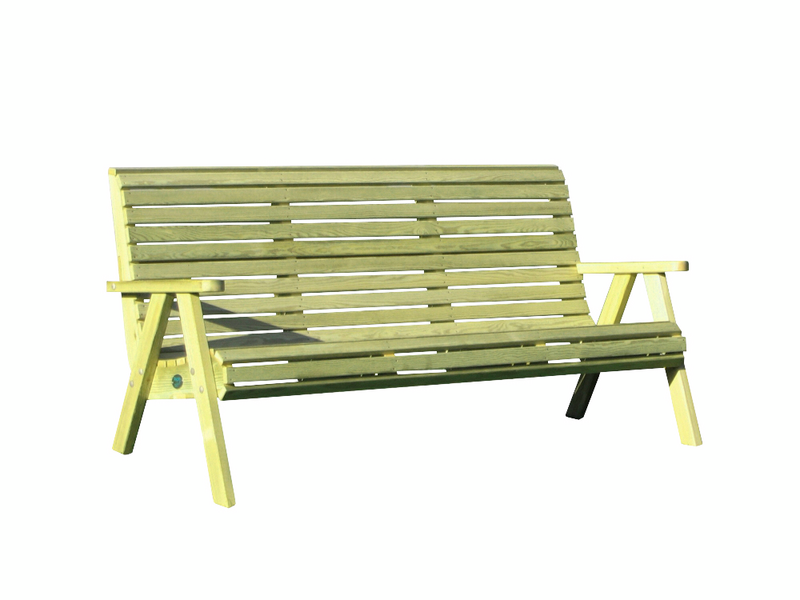 Sohva Tammiston Puu Elli 160cm vihreä kestopuu