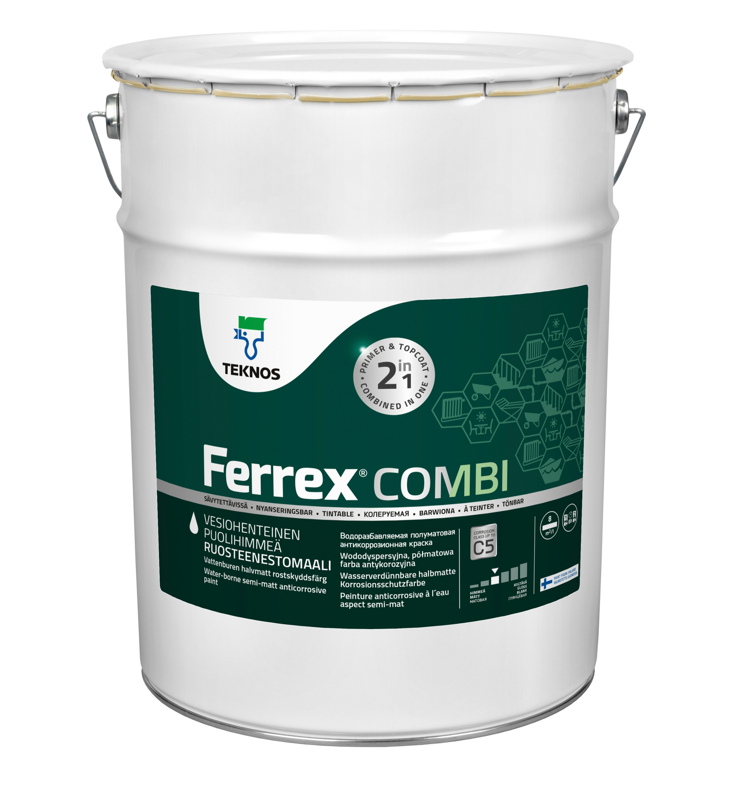 Ferrex Combi Ruosteenestomaali 20l musta