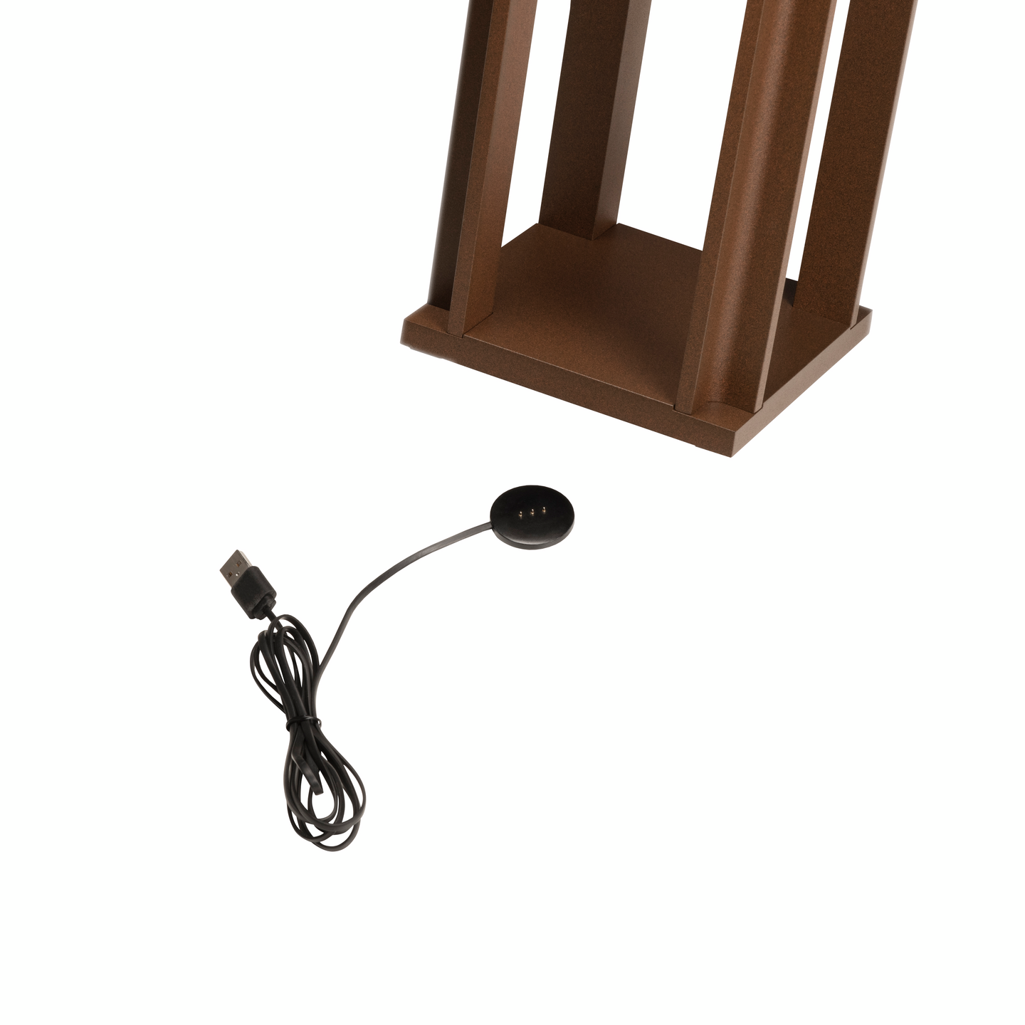 Lyhty Konstsmide Cannes 31cm ladattava IP54 ruoste