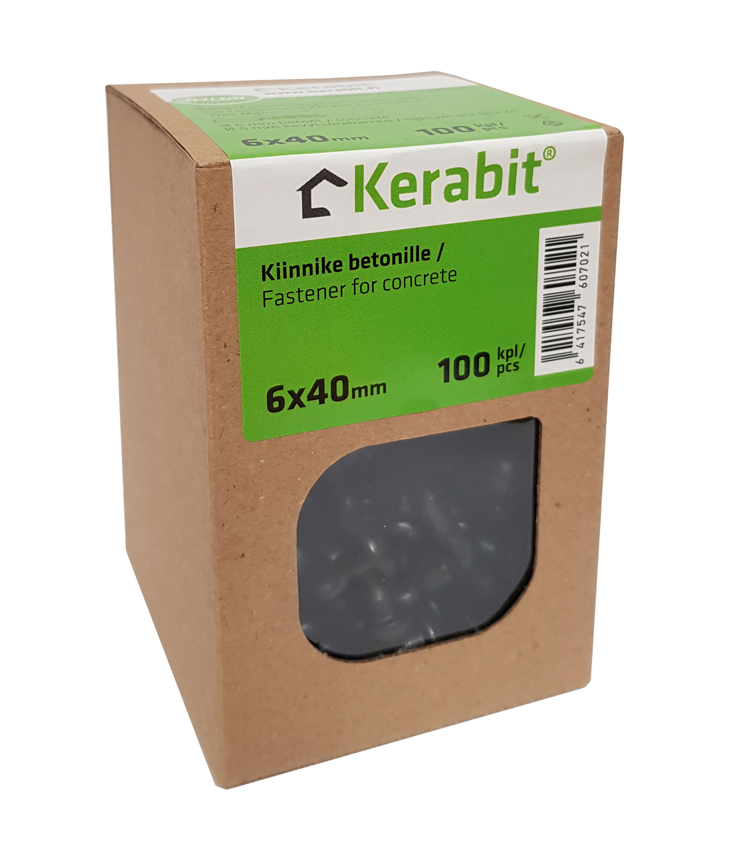Kiinnike Kerabit 6x40mm betonialustalle