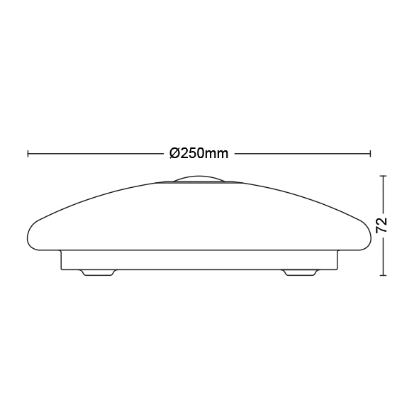 Kattovalaisin Philips Mauve liiketunnistimella 6W 2700K valkoinen