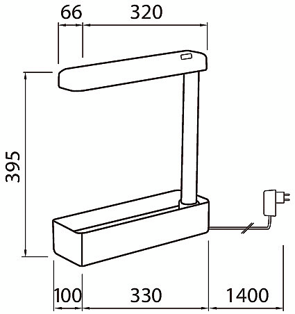Kasvivalaisin Airam Herby 650lm 10W/840 valkoinen