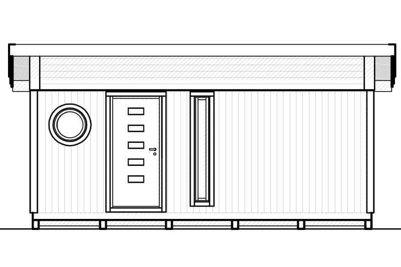 ATTEFALLSHUS JENNA MODUL 18,4 FU SKJUTPA