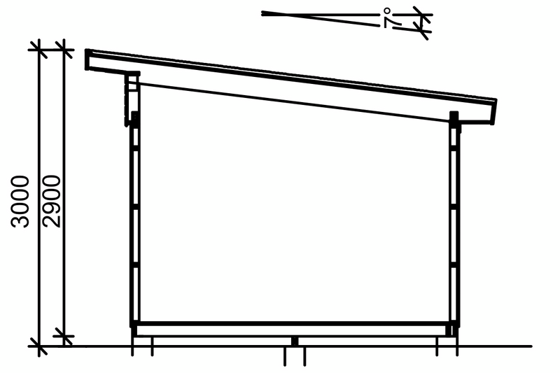 ATTEFALLSHUS JENNA MODUL 18,4 FU SKJUTPA