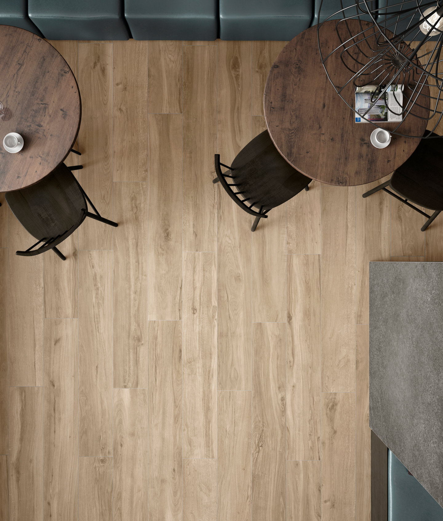 Lattialaatta Cello Cr.Rovere 15x90cm hunaja 8,8mm 1,08m²