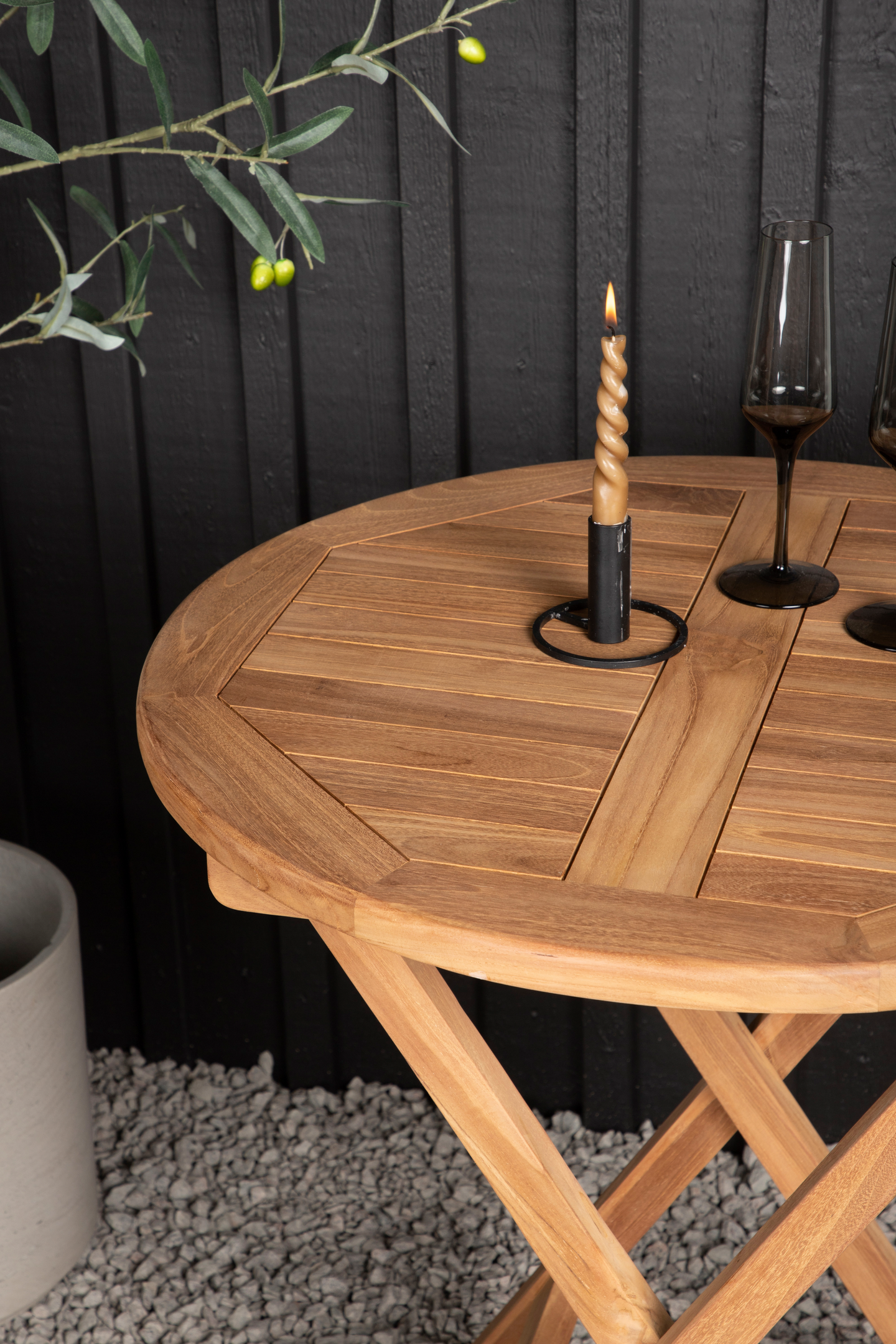 RUNT CELLO KAFFE BORD KALMAR, TRÄ,, 70DIAM