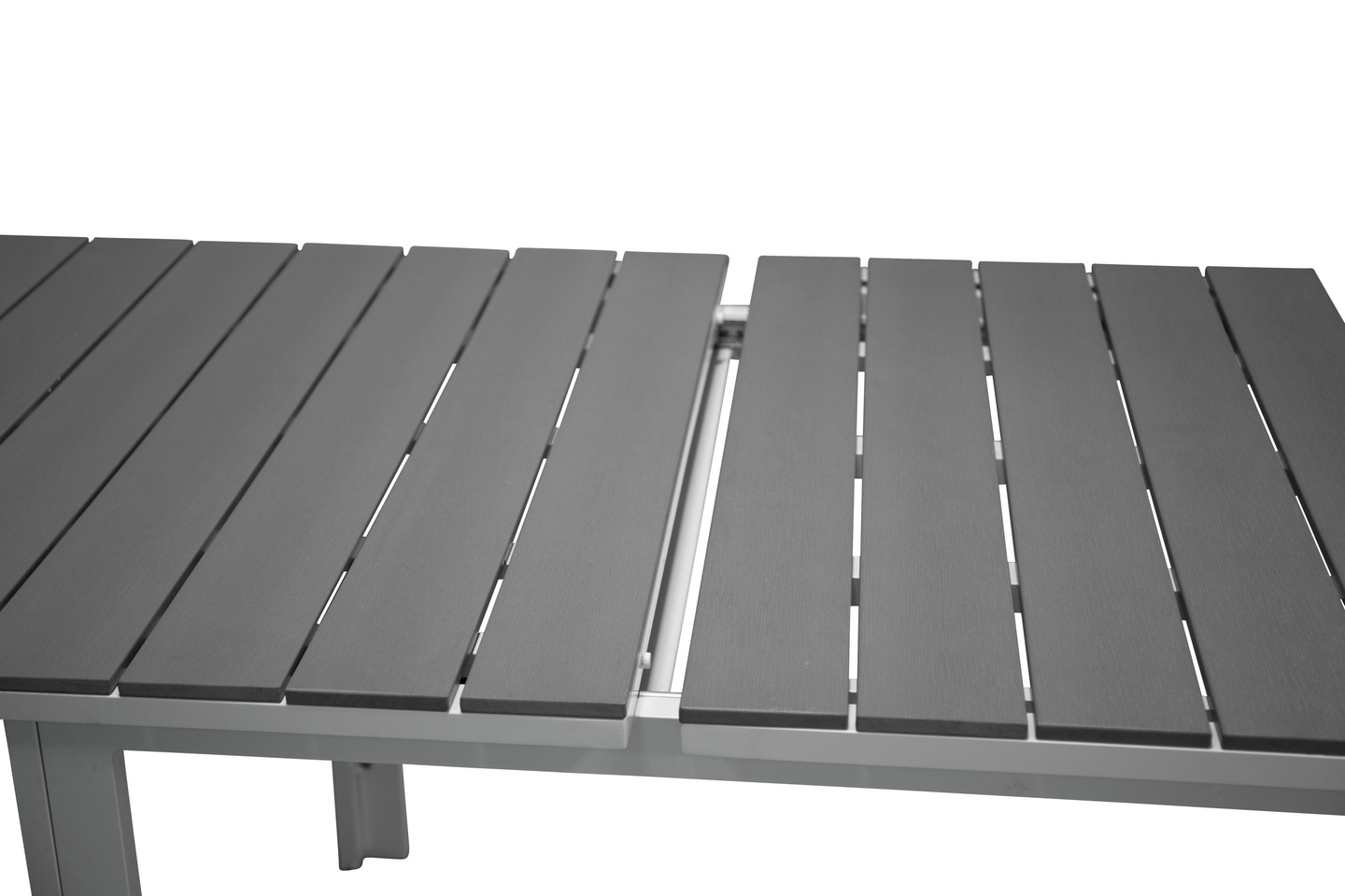 BORD CELLO LELLO VIT/GRÅ, 160/240X90