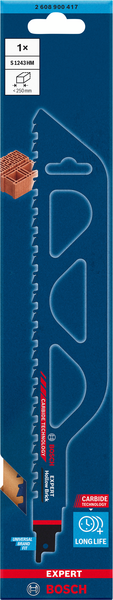 Puukkosahanterä Bosch Expert Hollow Brick S 1243 HM