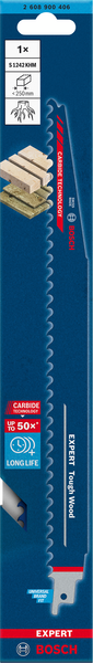 Puukkosahanterä Bosch Expert Though Wood S 1242 KHM