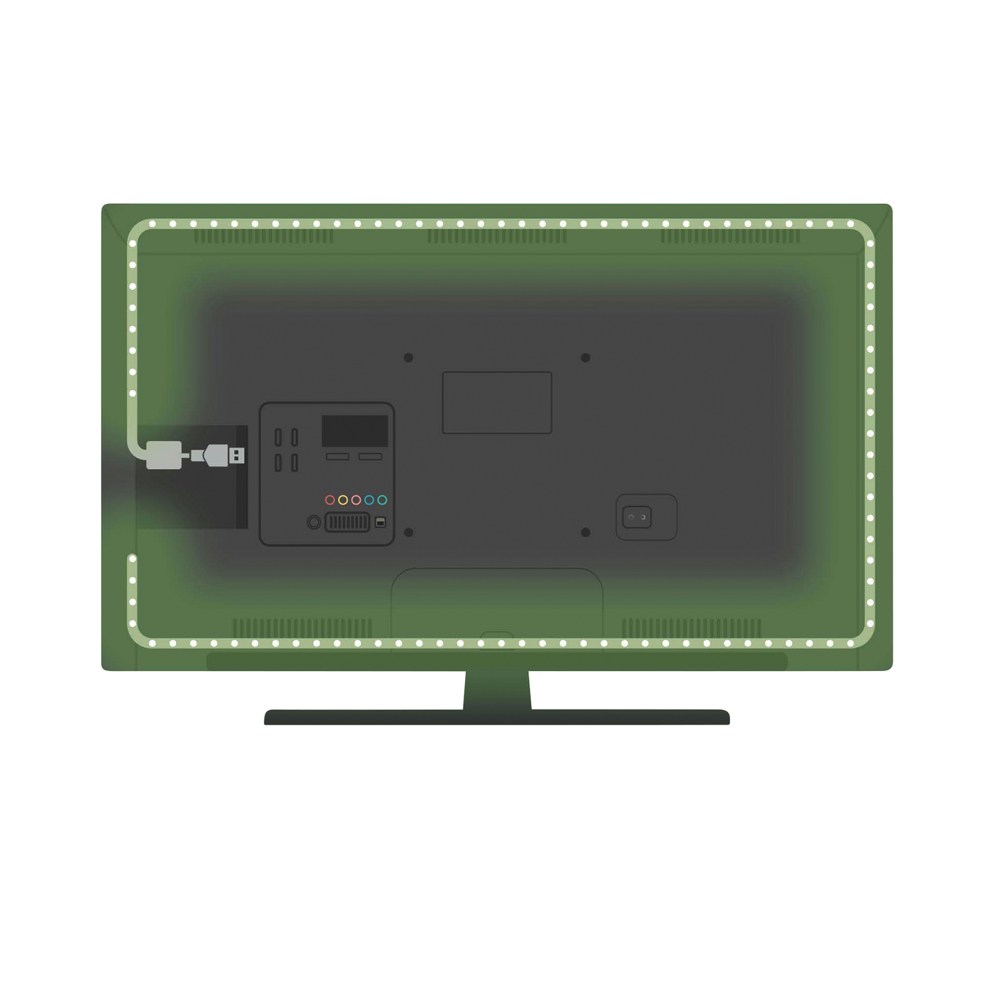 LED-nauha Nedis RGB SmartLife Bluetooth lämmin valkoinen 2000mm