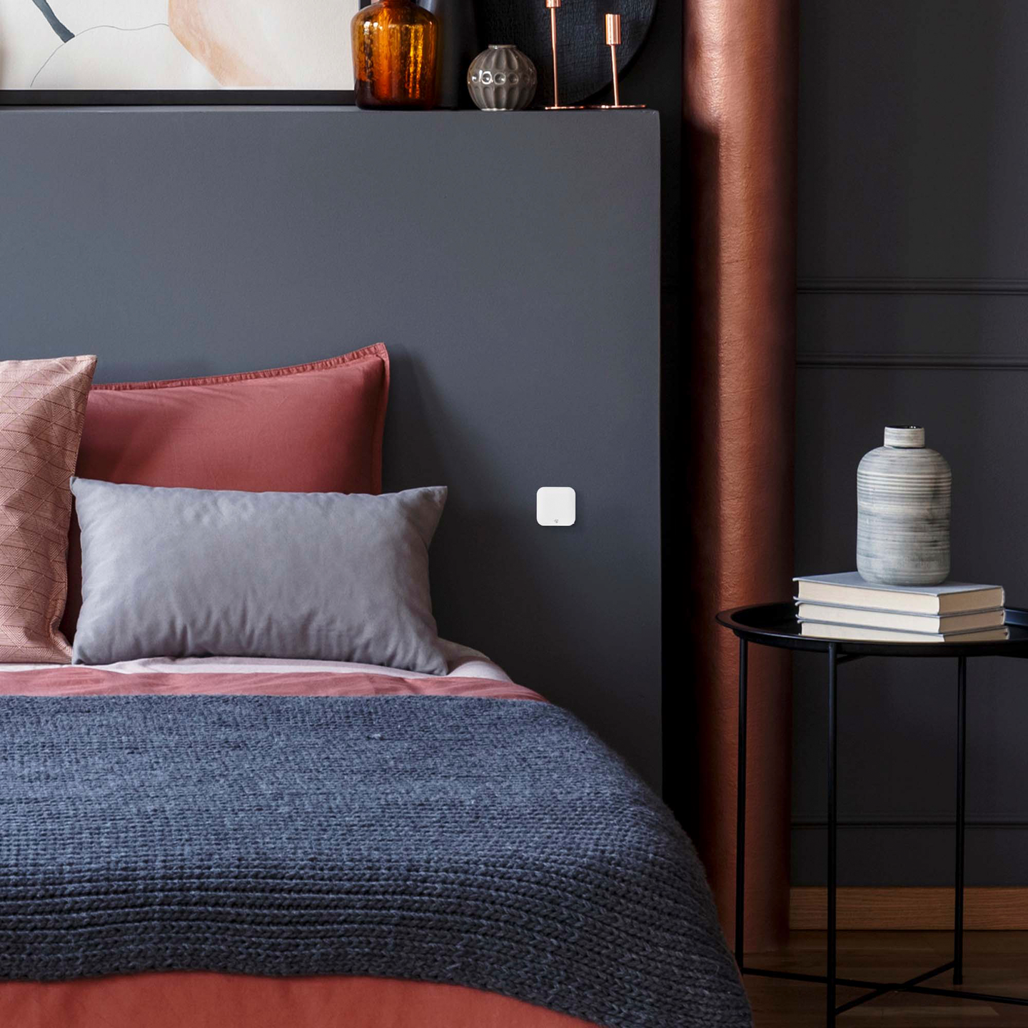 Seinäkytkin Nedis SmartLIfe Zigbee 3.0 seinäkiinnitys 50mm