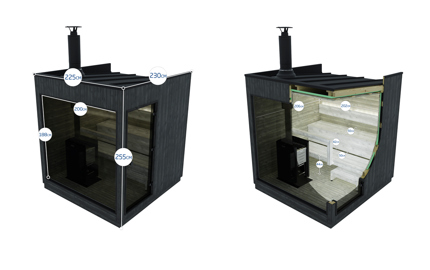 Pihasauna Cello by Kirami 5,2m²