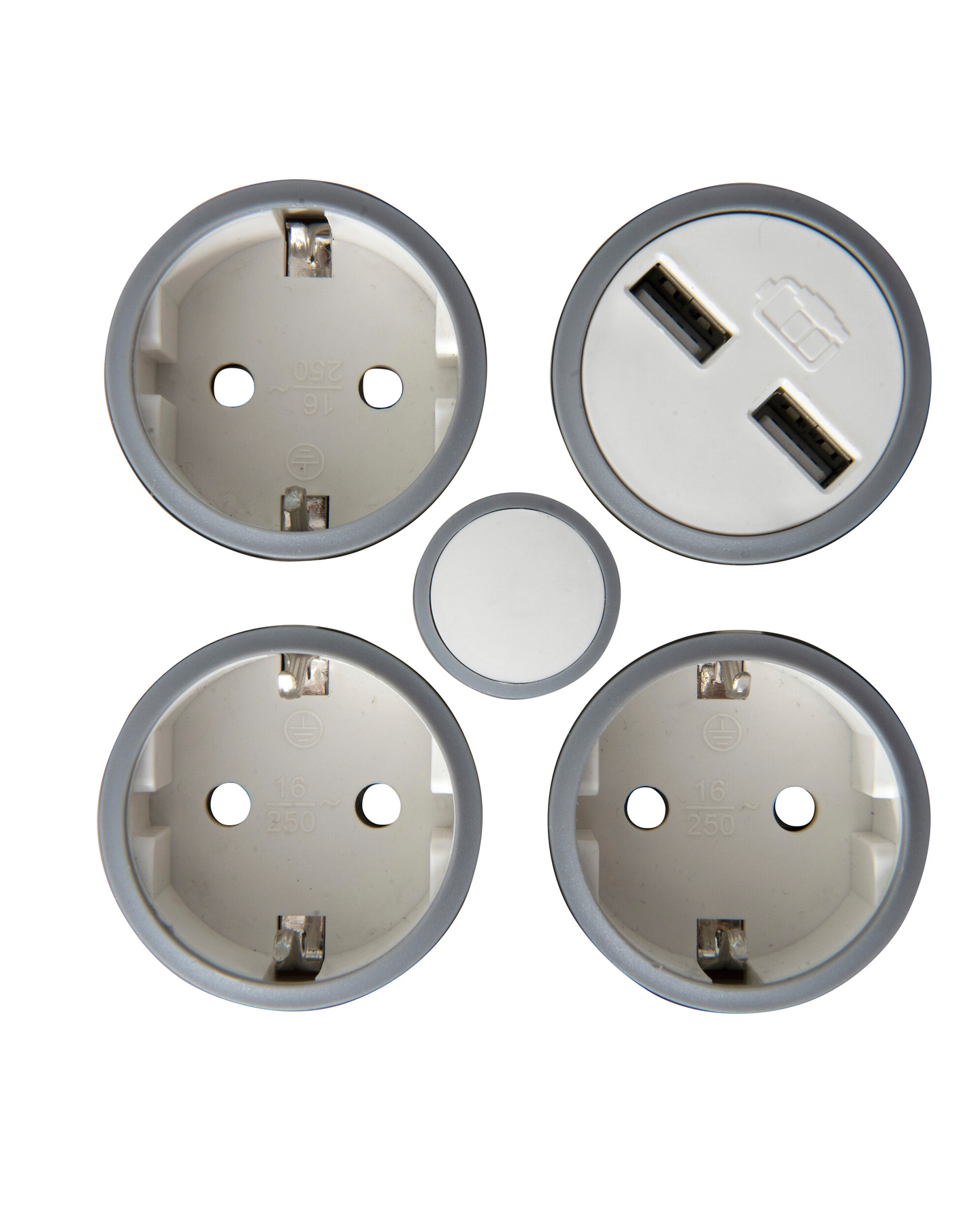 Kaapelikela sisäkäyttöön Airam 3-osainen 7m 2xUSB-A