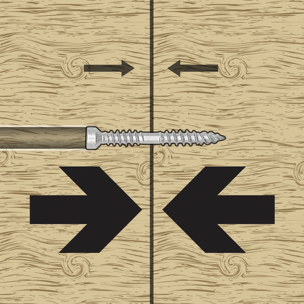 Rakenneruuvi Pondus 8,2x160 sylinterikanta T40 KTCO-pinnoitettu C4 50kpl