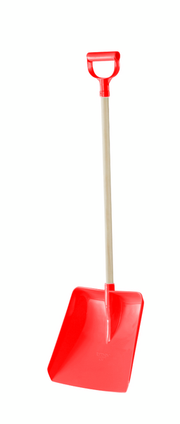 Lasten lapio puuvarrella punainen