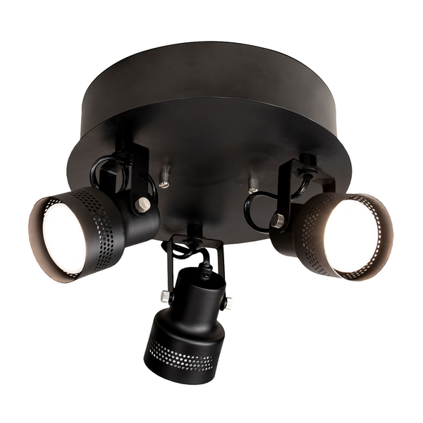 Kattovalaisin CELLO Tonal 3-osainen GU10 mattamusta