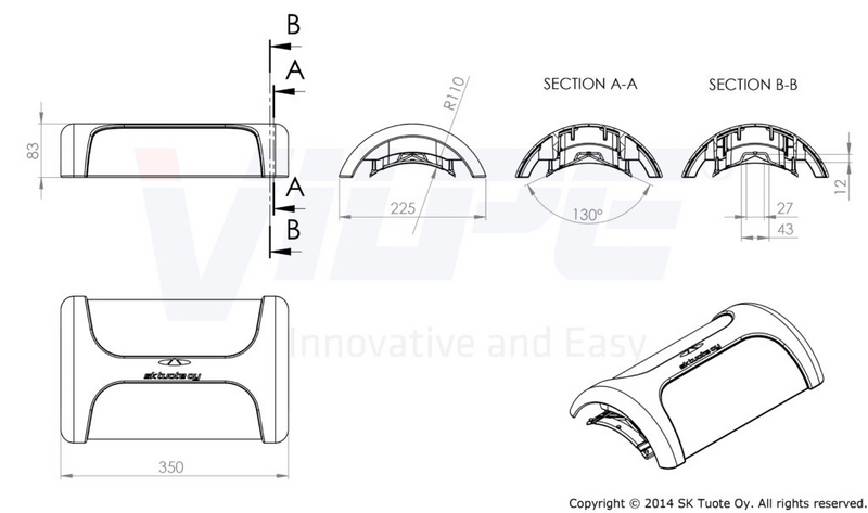 Harjapeltituuletin VILPE musta