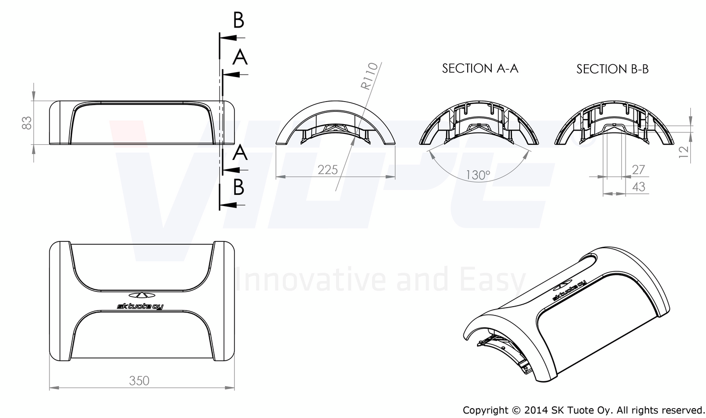 Harjapeltituuletin VILPE punainen