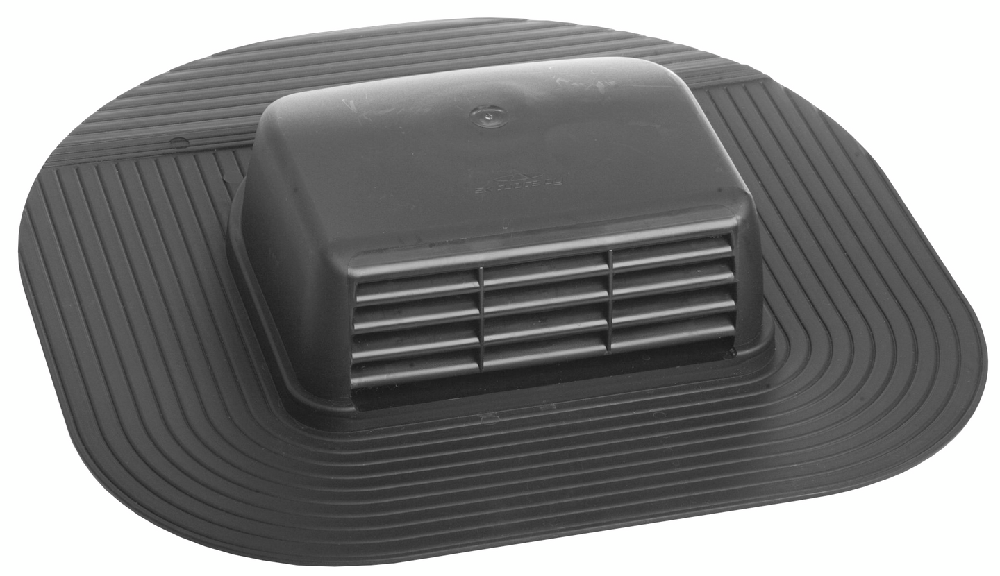 Kattotuuletusventtiili VILPE huopa/harja musta