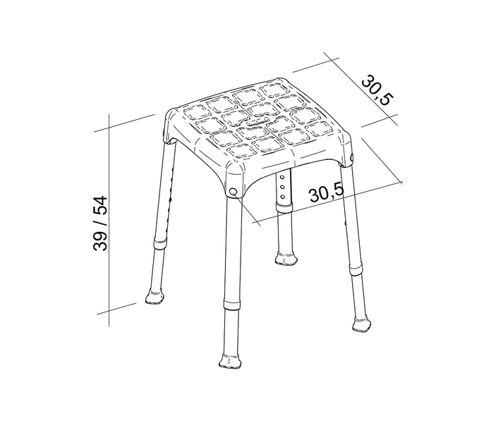 Kylpyhuonejakkara Polaria Vasco 305