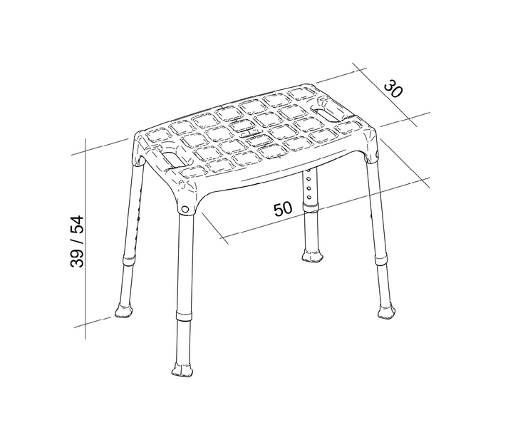 Kylpyhuonejakkara Polaria Vasco 500