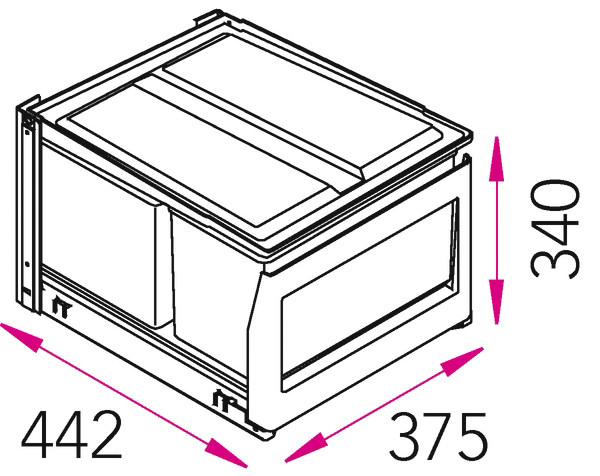 Jätevaunu Stala Ekoline Eko-3SK