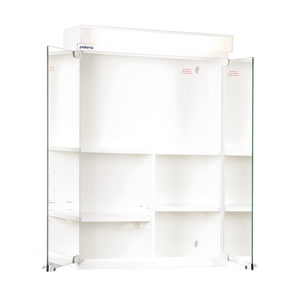 Valaisinpeilikaappi Polaria VPK-S 600 oikea VVS valkoinen