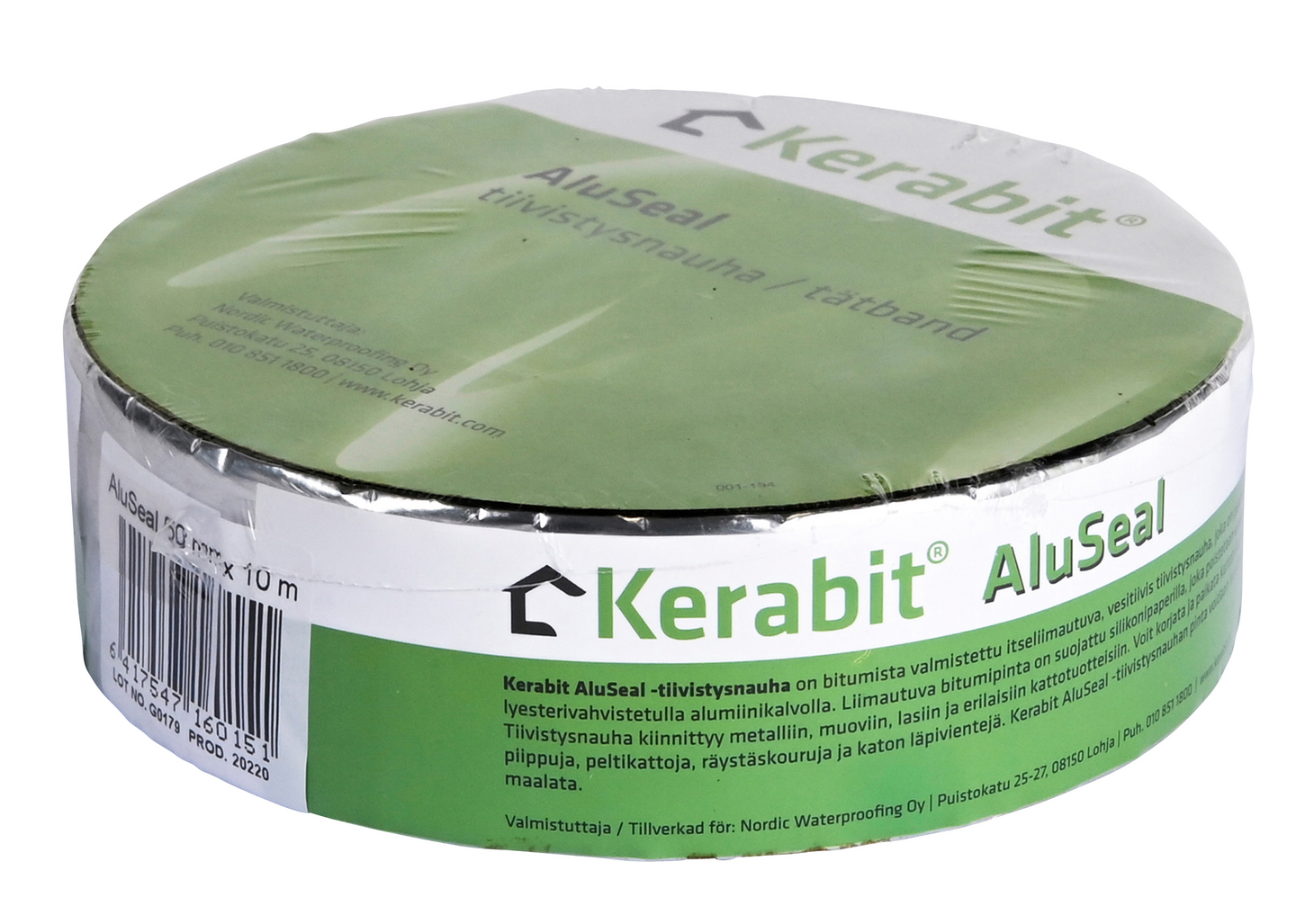 Tiivistysnauha Kerabit AluSeal 50mmx10m