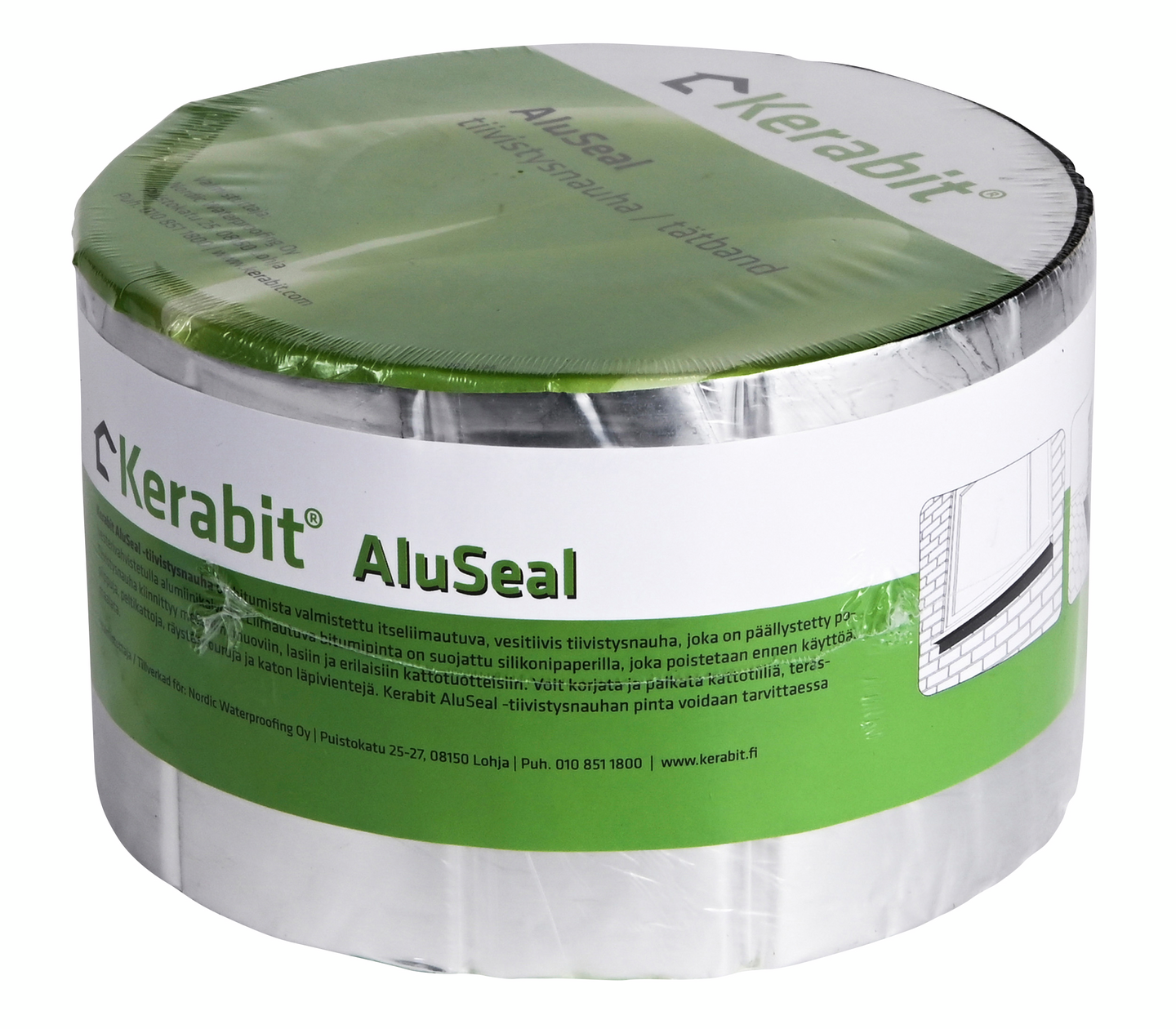 Tiivistysnauha Kerabit AluSeal 100mmx10m