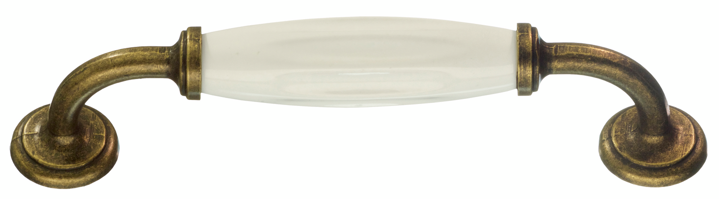 Kalustevedin Beslagsboden BA6291 128mm antiikkimessinki