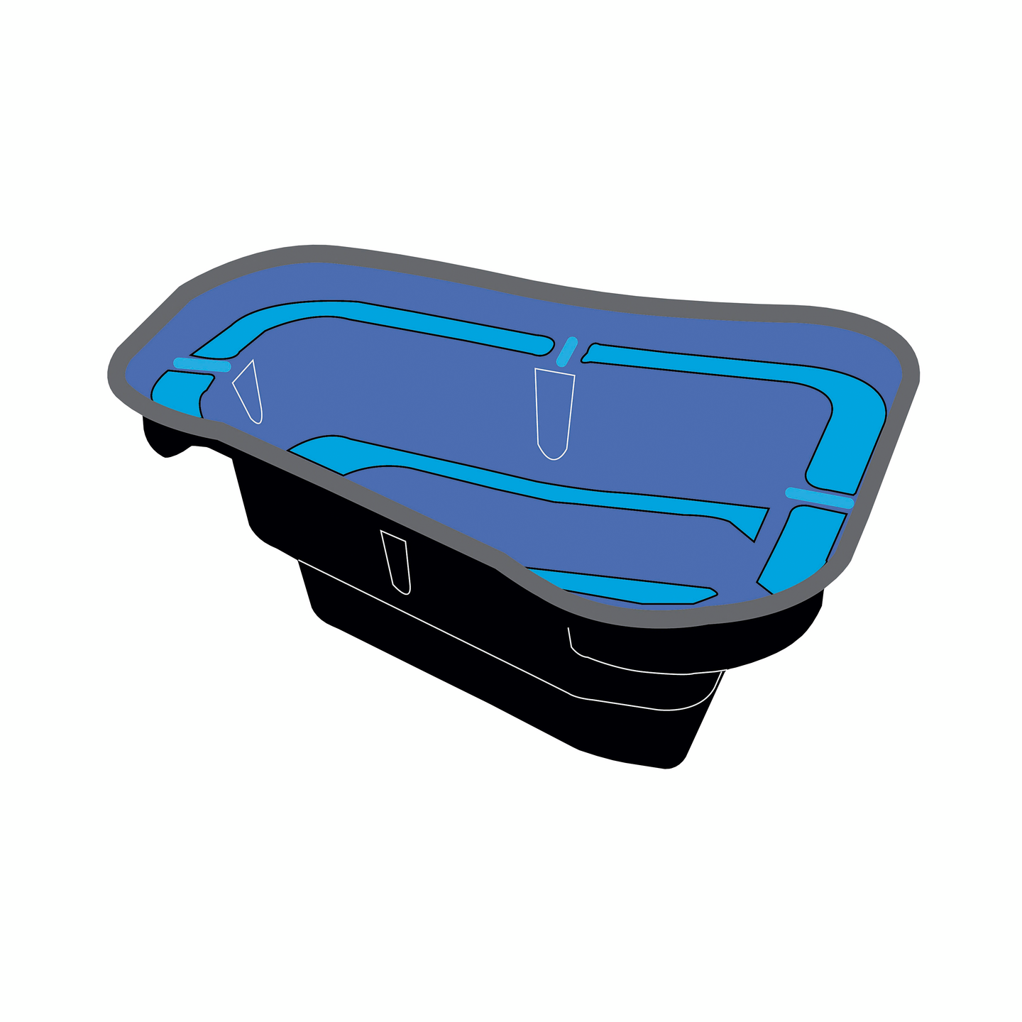 Valmisallas Start 250 L 135x105cm