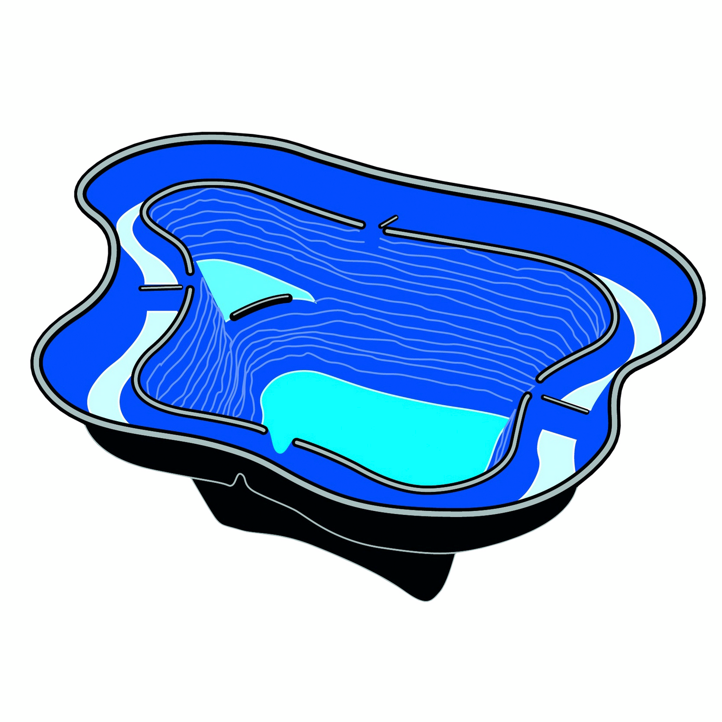 Valmisallas Calmus SIII 350 L 165x130cm