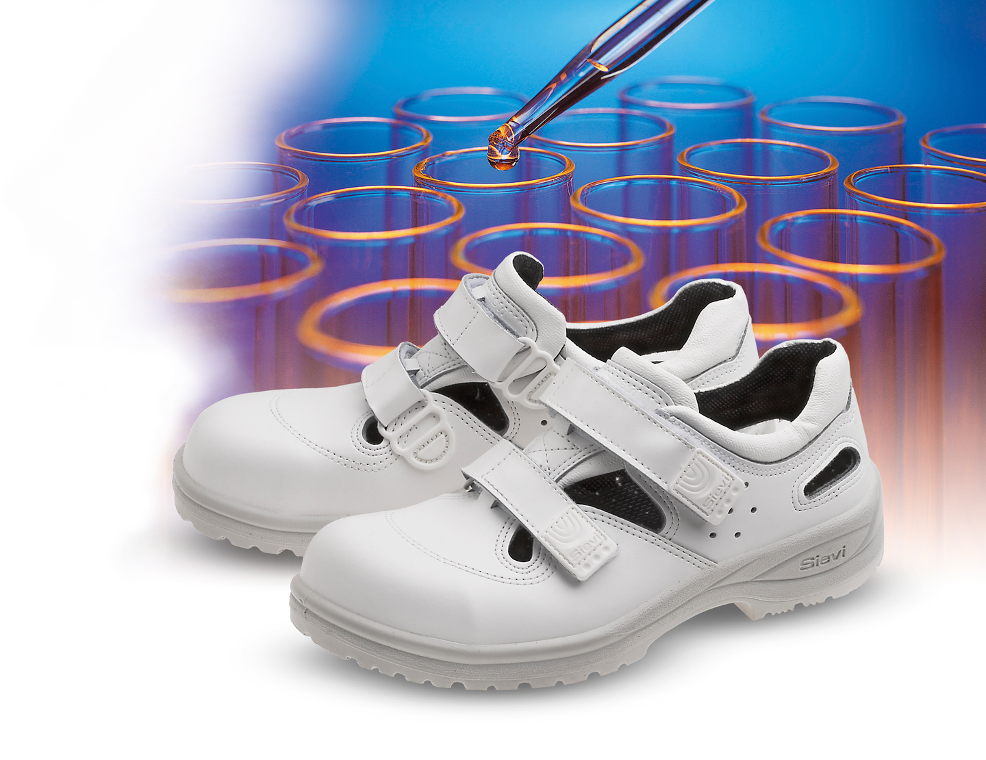 Turvasandaalit Sievi Relax White S1