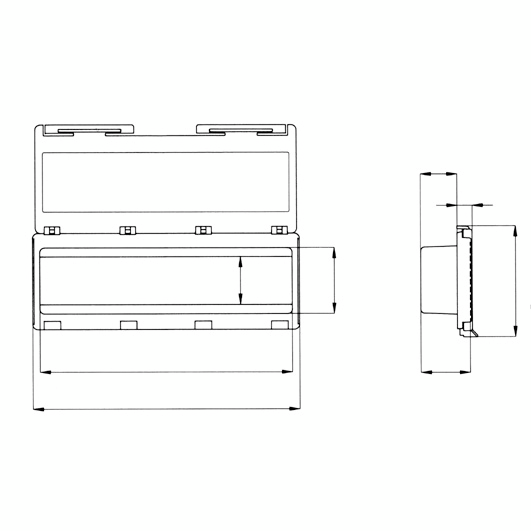 Kansiluukku Fibox l 04