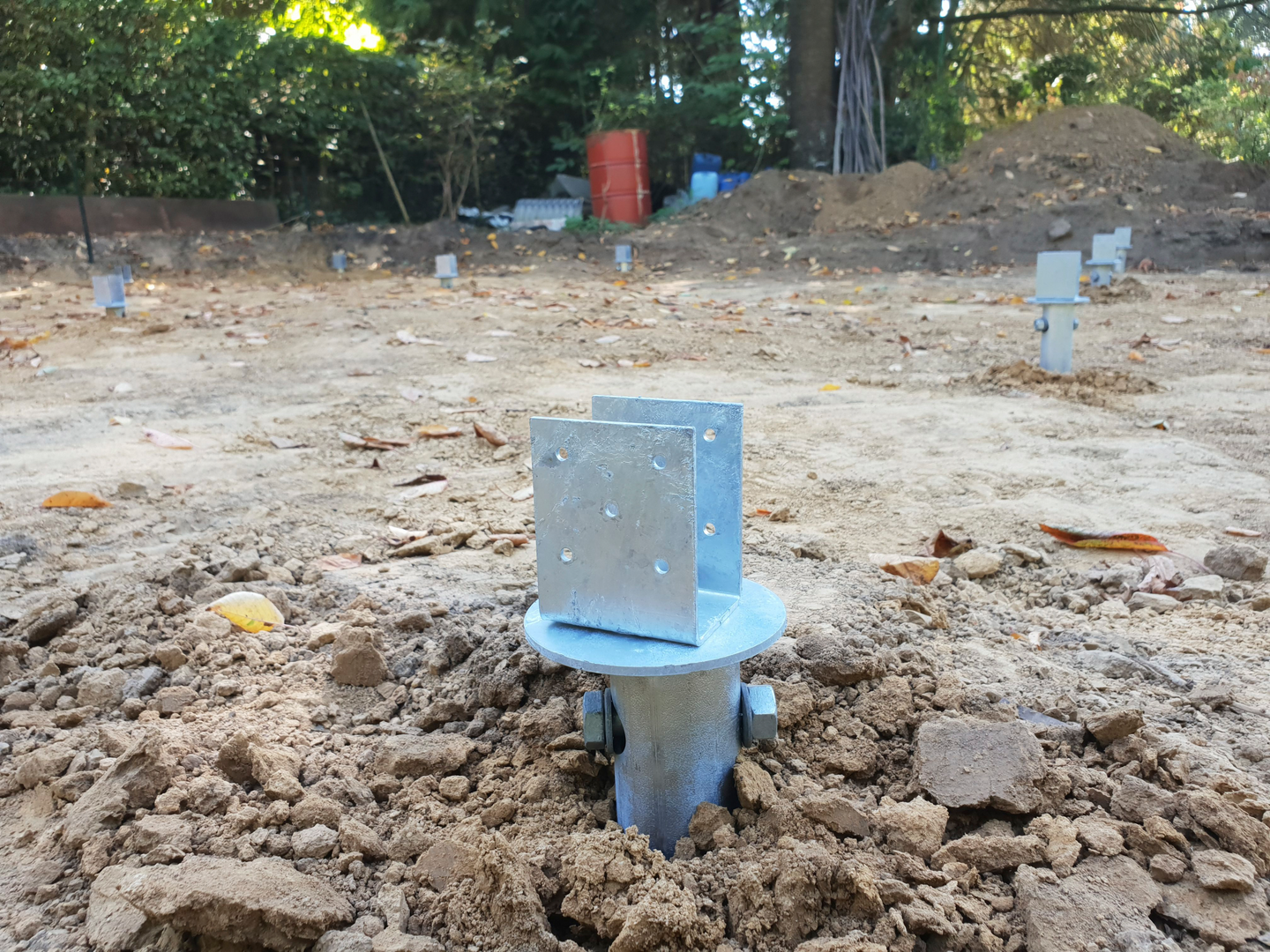 Ruuvipaalu HELIX pituus 2,2m käsin tai koneasennettava kuumasinkitty