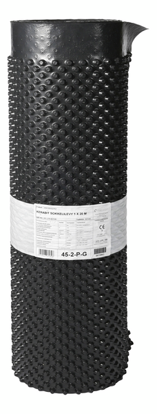 Perusmuurilevy Kerabit 1x20m HDPE